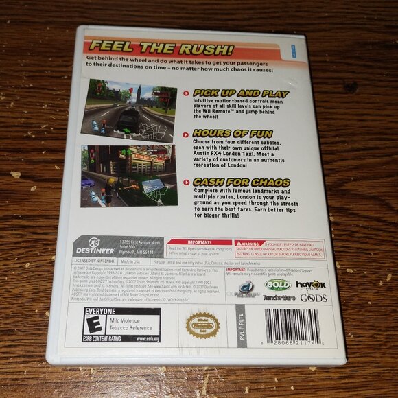London Taxi: Rush Hour (Nintendo Wii, 2008) - Picture 3 of 3